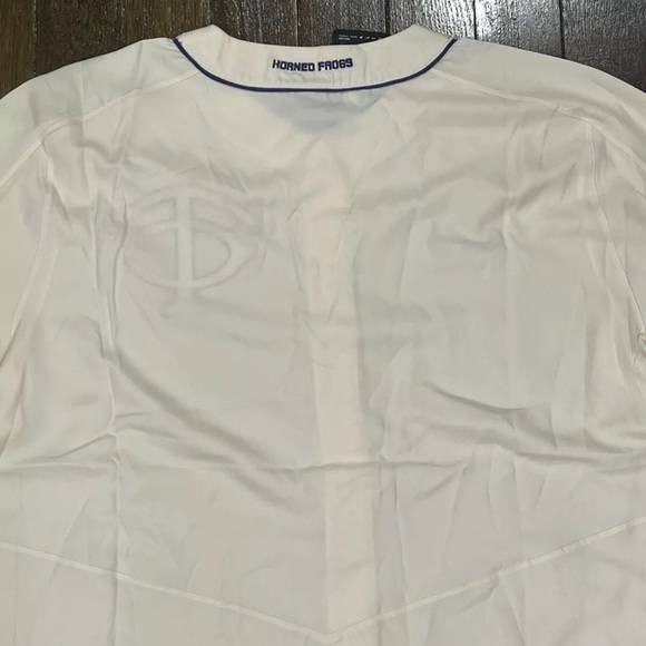 TCU Horned Frogs Nike Full-Button Vapor Performance Baseball Jersey Men’s 3XL - Picture 9 of 9